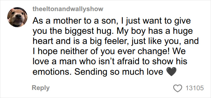 A comment offering a hug and love to a lonely man who made a crying plea, showing empathy for his tough truth. A comment offering a hug and love to a lonely man who made a crying plea, showing empathy for his tough truth.