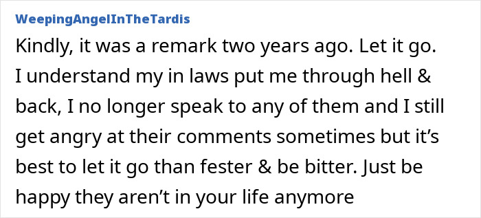 Divorced Guy Still Feels Hurt About Comment Ex-BIL Made 2 Years Ago About Him Not Paying Enough