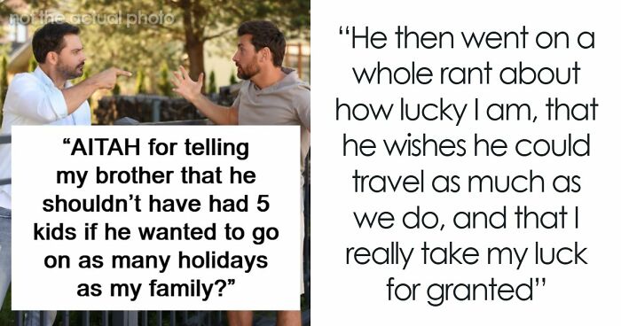 Dad Of Five Says His Brother Is Lucky To Travel So Much, Doesn’t Like The Reason Why