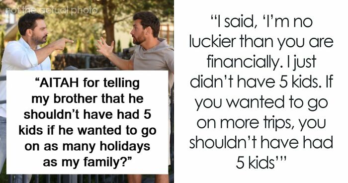 Dad Of Five Says His Brother Is Lucky To Travel So Much, Doesn’t Like The Reason Why