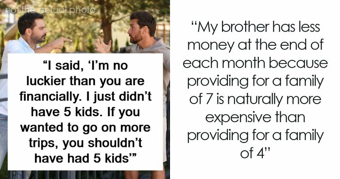 Dad Of Five Says His Brother Is Lucky To Travel So Much, Doesn’t Like The Reason Why