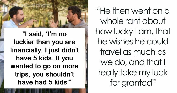 Dad Of Five Says His Brother Is Lucky To Travel So Much, Doesn’t Like The Reason Why