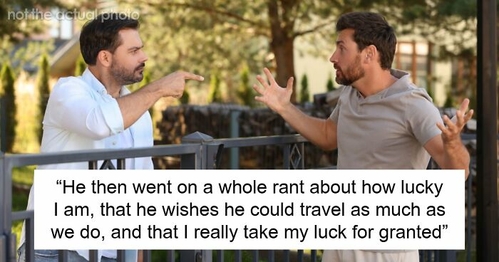 Dad Of Five Says His Brother Is Lucky To Travel So Much, Doesn’t Like The Reason Why