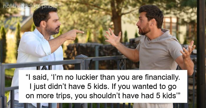 Dad Of Five Says His Brother Is Lucky To Travel So Much, Doesn’t Like The Reason Why