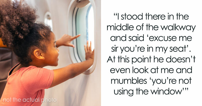 Man Tries To Steal A Child’s Window Seat On A Flight, Refuses To Move Until A Flight Attendant Steps In