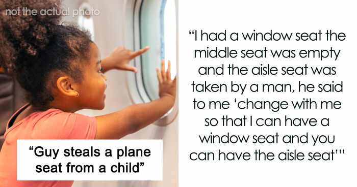 Man Tries To Steal A Child’s Window Seat On A Flight, Refuses To Move Until A Flight Attendant Steps In