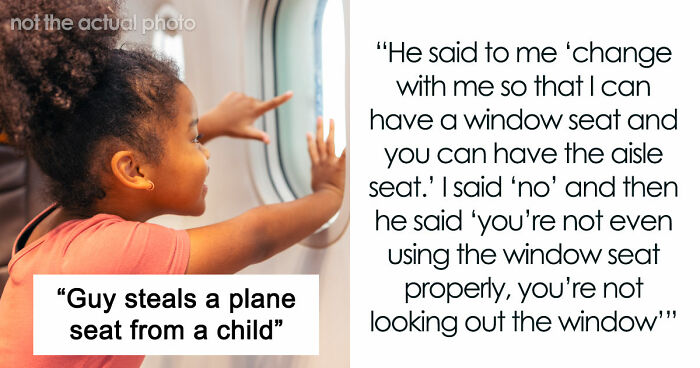 Man Tries To Steal A Child’s Window Seat On A Flight, Refuses To Move Until A Flight Attendant Steps In