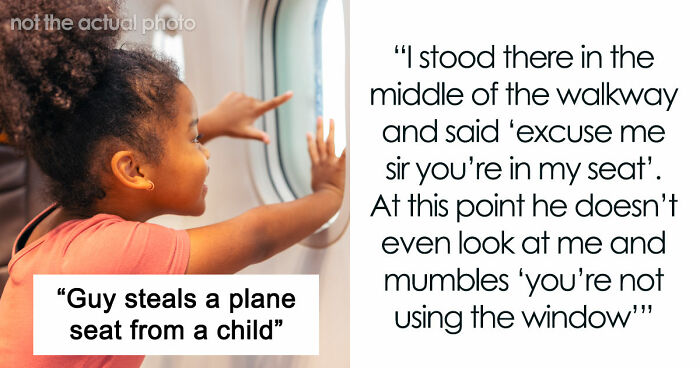 Man Tries To Steal A Child’s Window Seat On A Flight, Refuses To Move Until A Flight Attendant Steps In