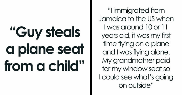 Man Tries To Steal A Child’s Window Seat On A Flight, Refuses To Move Until A Flight Attendant Steps In