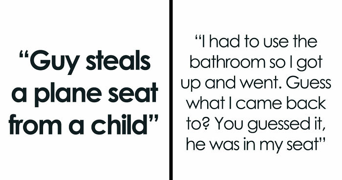 Man Tries To Steal A Child’s Window Seat On A Flight, Refuses To Move Until A Flight Attendant Steps In