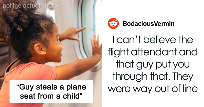 Man Tries To Steal A Child’s Window Seat On A Flight, Refuses To Move Until A Flight Attendant Steps In
