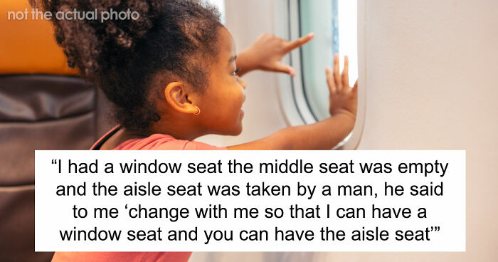 Man Tries To Steal A Child’s Window Seat On A Flight, Refuses To Move Until A Flight Attendant Steps In