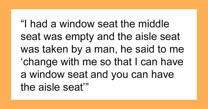 Man Tries To Steal A Child’s Window Seat On A Flight, Refuses To Move Until A Flight Attendant Steps In