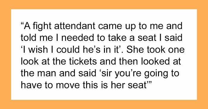 Man Tries To Steal A Child’s Window Seat On A Flight, Refuses To Move Until A Flight Attendant Steps In