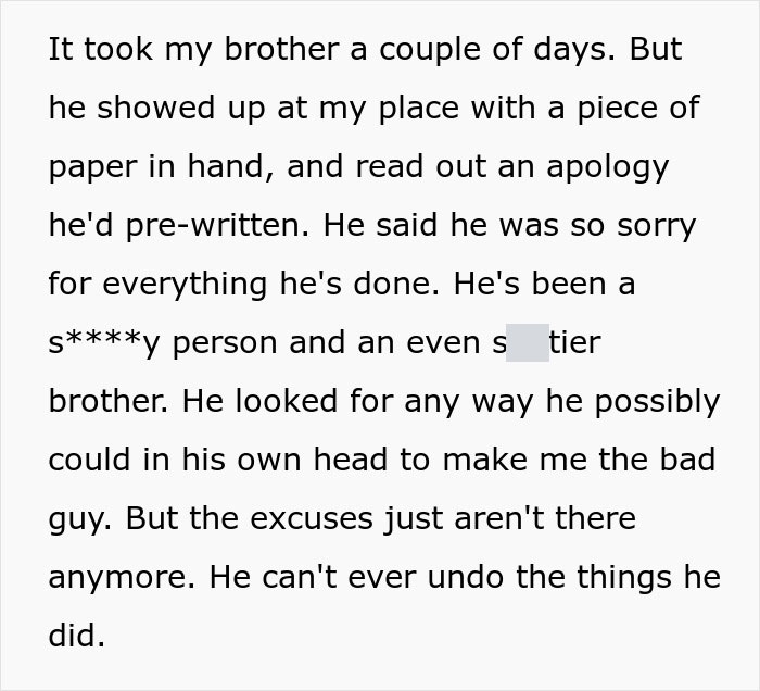 An entitled man loses more than he bargained for after planning to propose at his brother's wedding.