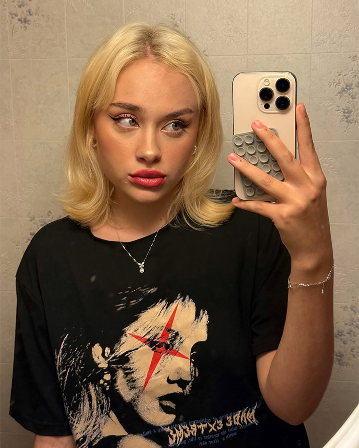 A young woman, once a famous model, takes a selfie before the party that left her fighting for life. A young woman, once a famous model, takes a selfie before the party that left her fighting for life.