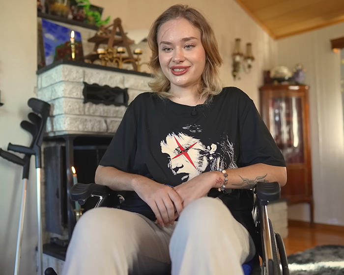 A young woman, a famous model, in a wheelchair after a party left her fighting for her life. A young woman, a famous model, in a wheelchair after a party left her fighting for her life.
