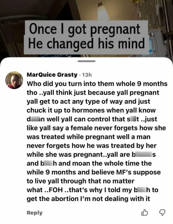 A social media post with a comment from a man demonstrating funny examples of thinking highly of himself.