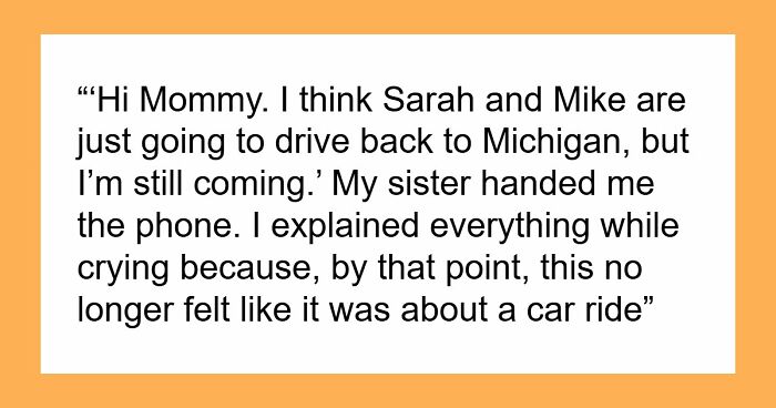 Woman Turns Car Around Mid-Trip After Sister’s Unexpected Reaction Sparks Family Drama