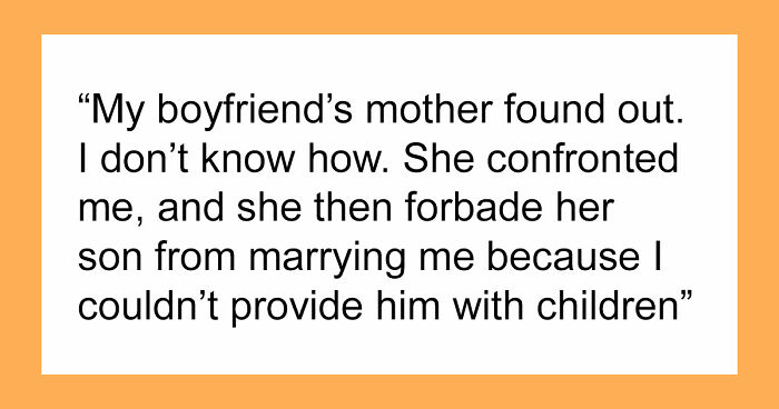 Future Mother-In-Law Calls Woman “Defective,” Then Tries To Stop Her Son From Marrying Her