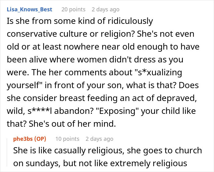 MIL Can&rsquo;t Believe What Her Son&rsquo;s Wife Is Wearing At Home, Especially Around Their 3YO Son