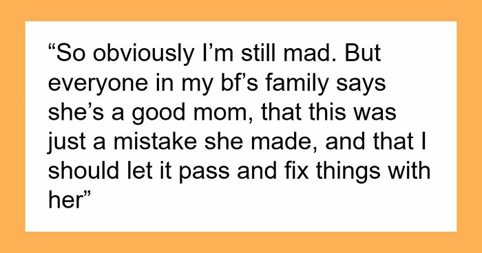Man’s Mom Makes Shocking False Claims About His GF Over A Car, Then Expects To Be Forgiven