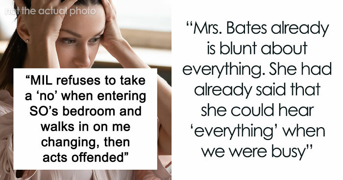 Nightmare MIL Marks Her Territory By Intentionally Walking In On DIL Changing