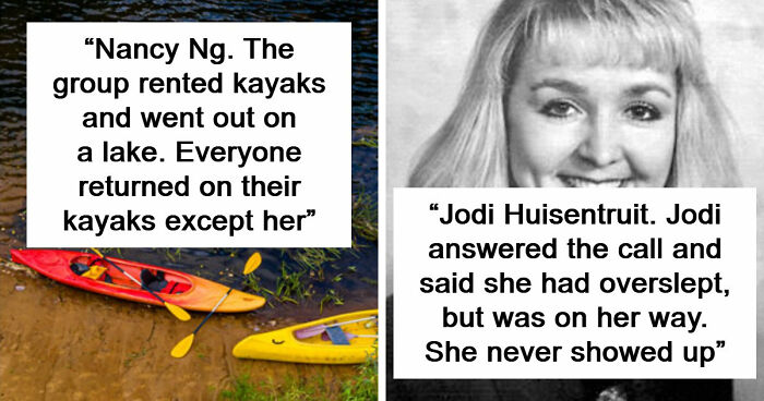 55 Missing Person Cases That Still Terrify People Years Later