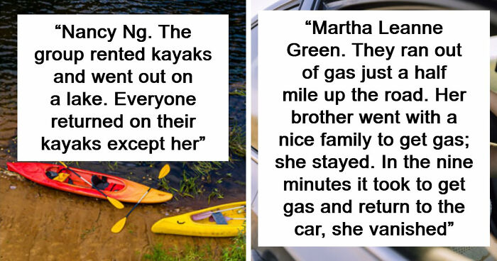 55 Missing Person Cases That Still Terrify People Years Later