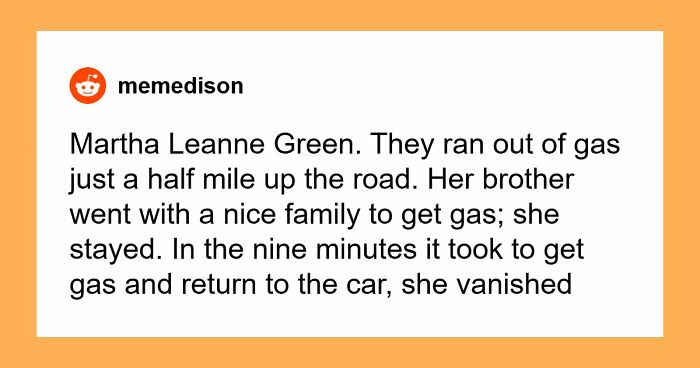 55 Missing Person Cases That Still Terrify People Years Later
