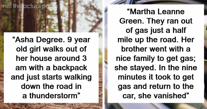 55 Missing Person Cases That Still Terrify People Years Later