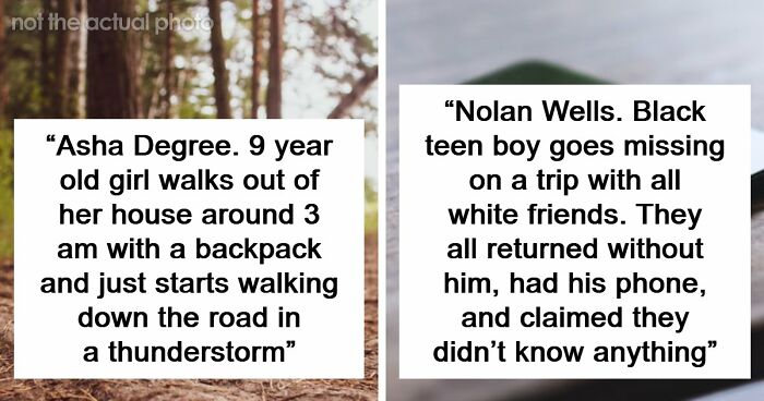 55 Missing Person Cases That Still Terrify People Years Later