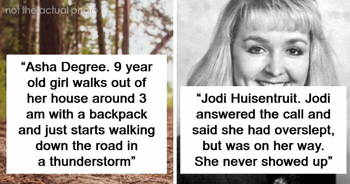 55 Missing Person Cases That Still Terrify People Years Later