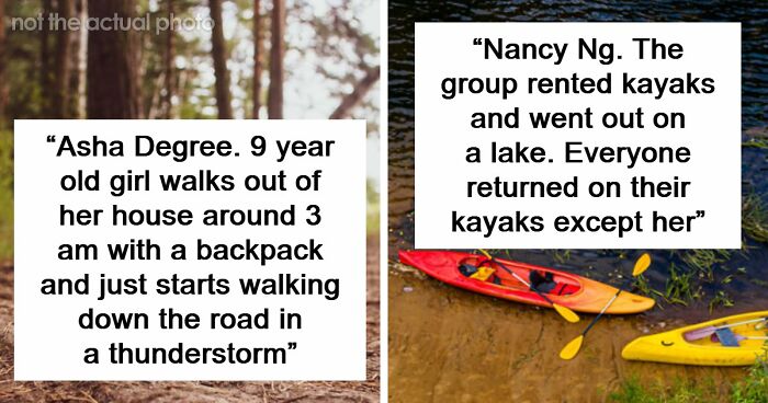 55 Missing Person Cases That Still Terrify People Years Later