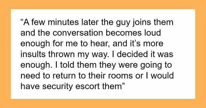 Childish Hotel Guest Tries To Bait Clerk Into Snapping, Ends Up Getting Herself Thrown Out