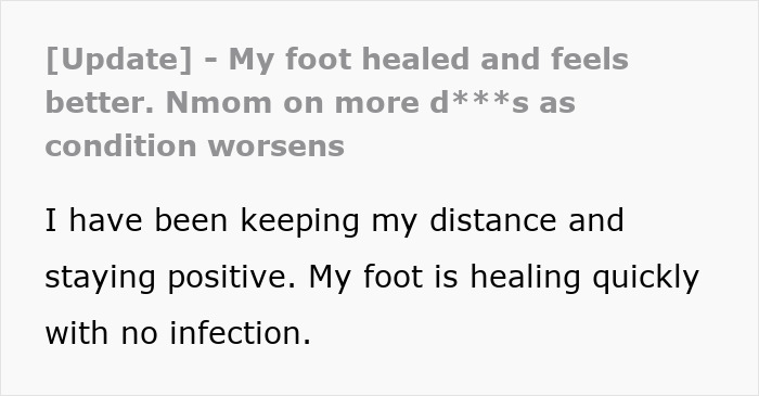 A teen's life is a mess, his mom's condition worsens, as his foot heals after refusing to donate his lung. A teen's life is a mess, his mom's condition worsens, as his foot heals after refusing to donate his lung.