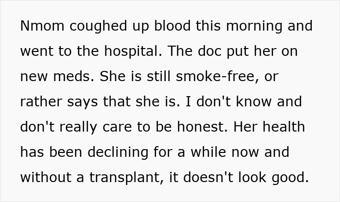 A teen's life is a mess as his mom's health declines, needing a lung transplant after he refused to donate. A teen's life is a mess as his mom's health declines, needing a lung transplant after he refused to donate.