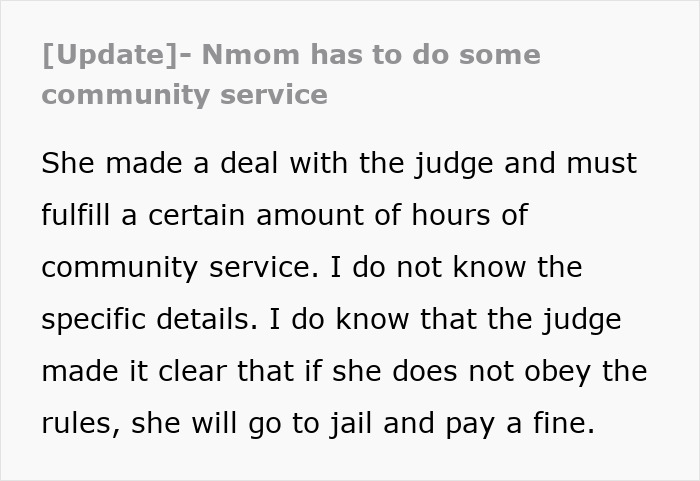 The teen's mom is sentenced to community service, but the teen's life remains a mess after the lung donation refusal. The teen's mom is sentenced to community service, but the teen's life remains a mess after the lung donation refusal.