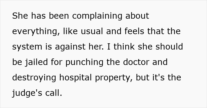 Teen's life is a mess after refusing to donate lung to mom. She complains, feels system is against her, and punched a doctor. Teen's life is a mess after refusing to donate lung to mom. She complains, feels system is against her, and punched a doctor.