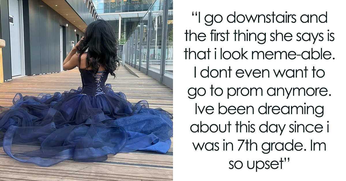 Talented Seamstress Spends 4 Months And $600 On Prom Dress, Insecure Mom Insults How It Looks On Her