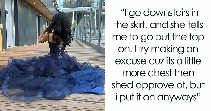 Talented Seamstress Spends 4 Months And $600 On Prom Dress, Insecure Mom Insults How It Looks On Her