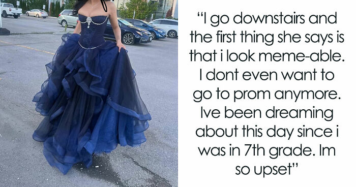 Talented Seamstress Spends 4 Months And $600 On Prom Dress, Insecure Mom Insults How It Looks On Her