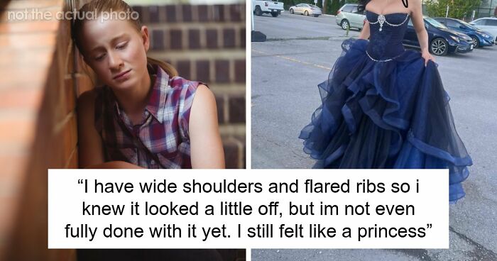 Talented Seamstress Spends 4 Months And $600 On Prom Dress, Insecure Mom Insults How It Looks On Her
