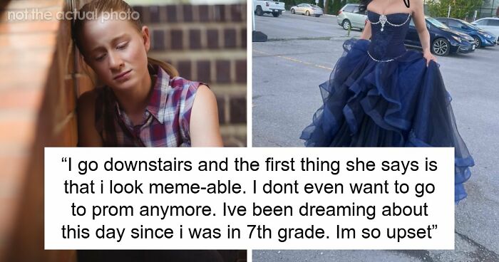 Talented Seamstress Spends 4 Months And $600 On Prom Dress, Insecure Mom Insults How It Looks On Her