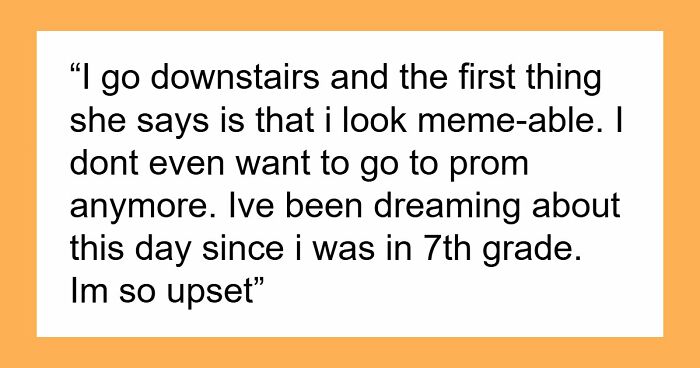 Talented Seamstress Spends 4 Months And $600 On Prom Dress, Insecure Mom Insults How It Looks On Her