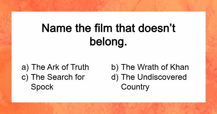 “Can You Find The Odd One Out?”: Guess Which Title Doesn’t Belong In 21 Movie Franchises