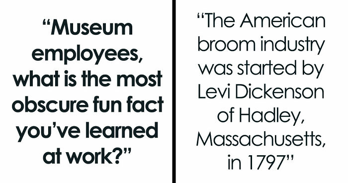 48 Museum Employees Share The Coolest Facts And Experiences From Their Career