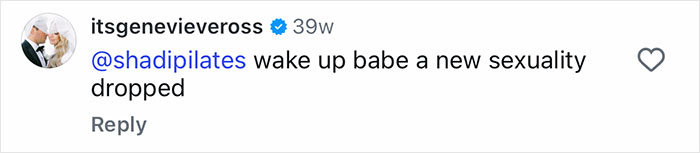 A social media comment from itsgenevieveross humorously noting a new nebulasexual term in LGBT. A social media comment from itsgenevieveross humorously noting a new nebulasexual term in LGBT.