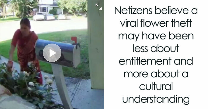 Entitled Neighbor Treats Man’s Garden Like A Free Florist, Gets Caught Redhanded On Camera