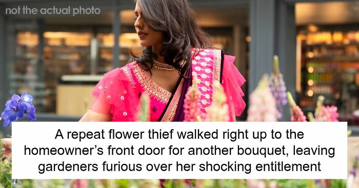 Entitled Neighbor Treats Man’s Garden Like A Free Florist, Gets Caught Redhanded On Camera